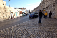 Entering the Old City through Zion Gate