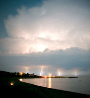 Lightning over Corporation Beach
