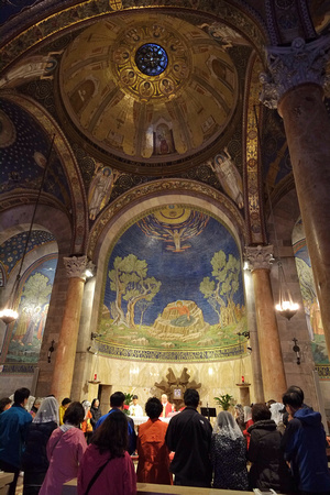 Inside Gethsemane Basilica