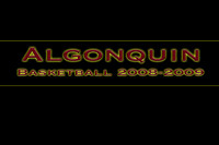Algonquin Basketball 2008-2009