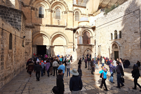 Entryway to The Church of the Holy Sepulchre